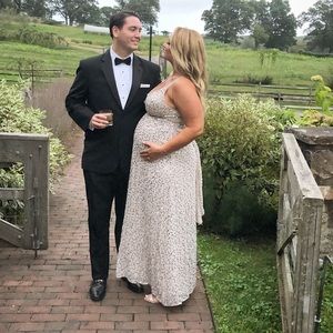 MATERNITY | ASOS Maternity Gold Sequin Dress